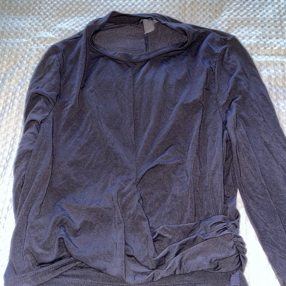 Sweaty Betty Charcoal Long Sleeve Top